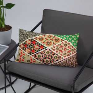 cojin estampado ornamental