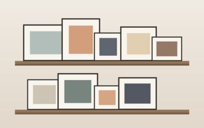 Apoyar en vez de colgar: la balda como galería doméstica