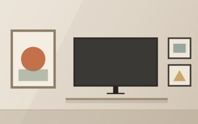 Convivir con la pantalla: cómo integrar la televisión en una pared con cuadros